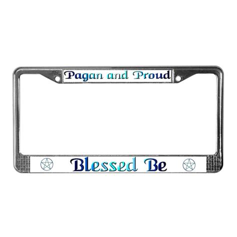 Discover a World of Possibilities with Pagan License Plate Frame Designs